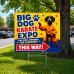 24" x 18" Custom Yard Signs – with H Stakes